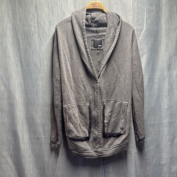 🇺🇸 Aritzia Wilfred free long sleeve jogger material zip up sweater size XXS - Picture 2 of 7